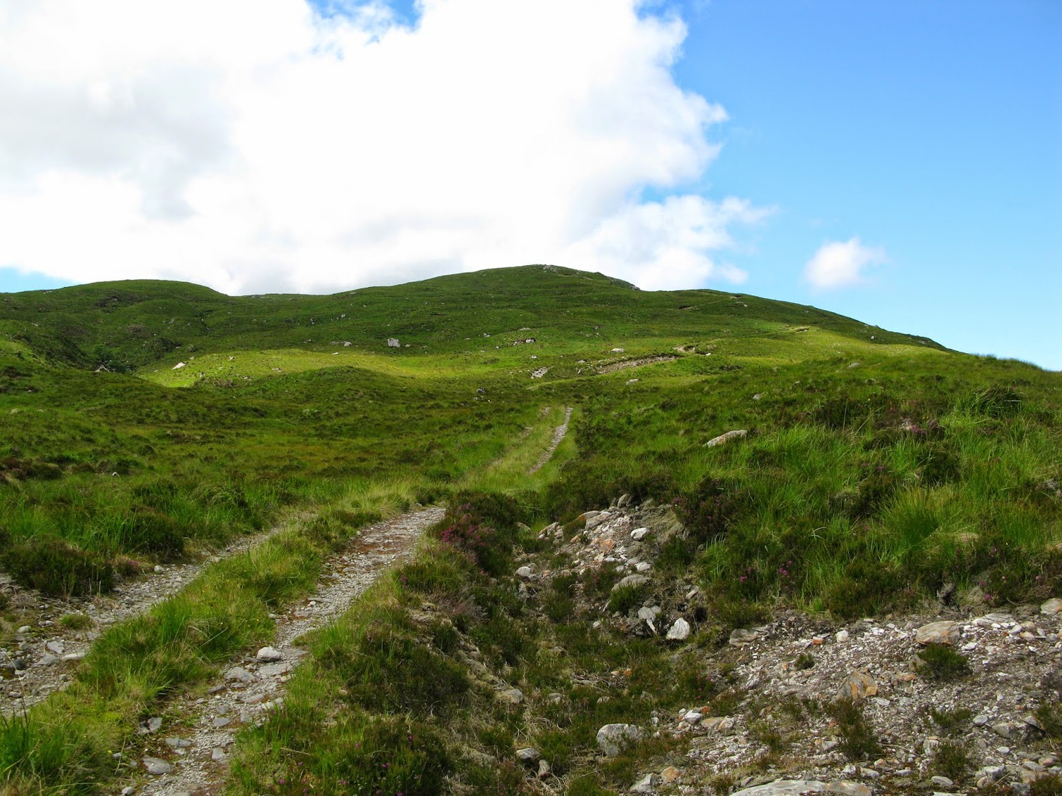 Steep climb up Creag Dubh